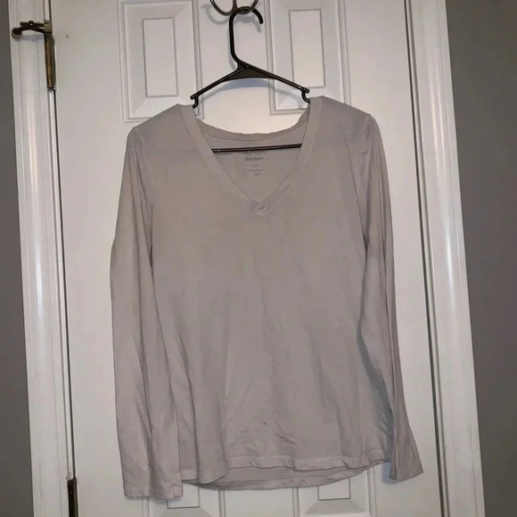 White Long Sleeve Top - Picture 1 of 3